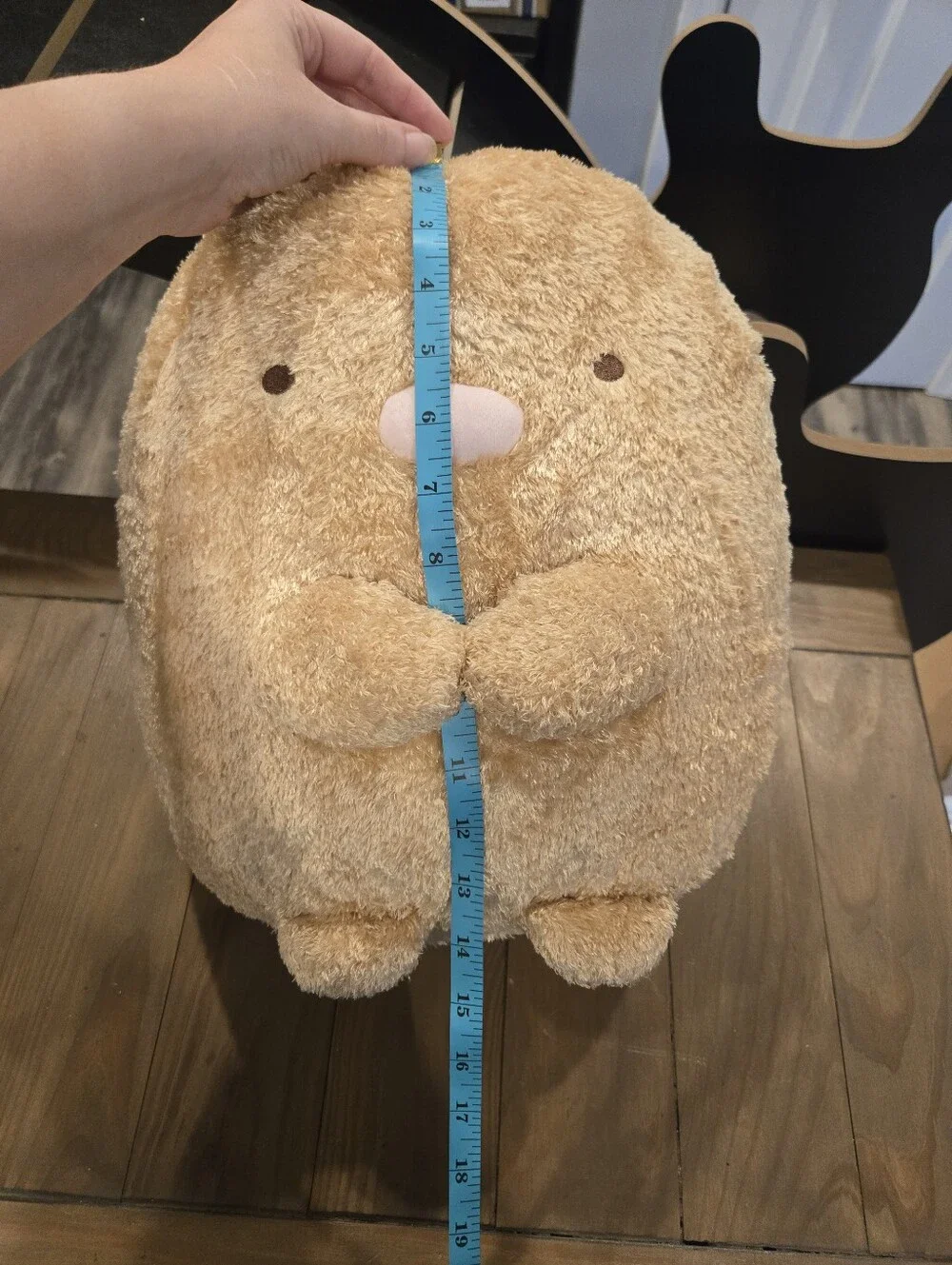 Large Sanrio san X Tonkatsu Japanese Sumikko Gurashi Plush Kawaii